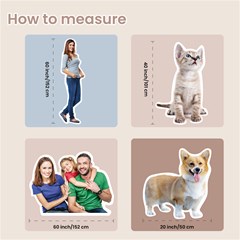 Personalized Photo in Priate2 Cartoon Style Custom Shaped Cushion Cut To Shape Cushion Case View4