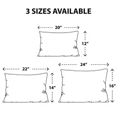 Custom Couple Any Text Words 16 x24  Lumbar Throw Cushion Case (Two Sides) View6