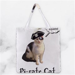 Pi-rate Cat Grocery Tote Bag