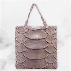 Scaly Leather Grocery Tote Bags