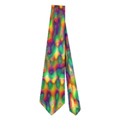 Multicolored Digital Grunge Print Neckties (two Side) 
