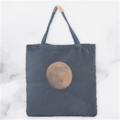 The Moon And Blue Sky Grocery Tote Bag