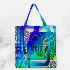 Security Castle Sure Padlock Grocery Tote Bag