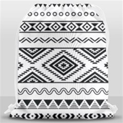 Aztec Pattern Drawstring Bag (large)