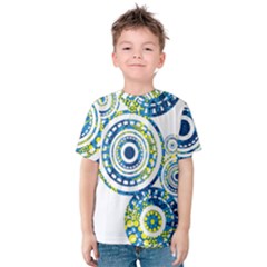 Aboriginal Art - Design Paisley Kids  Cotton Tee