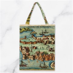 Medeival Ancient Map Fortress Classic Tote Bag
