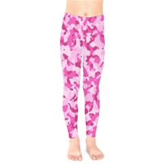 Standard Pink Camouflage Army Military Girl Funny Pattern Kids  Legging