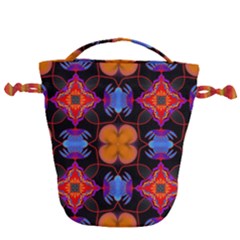 Ornament Colorful Color Background Drawstring Bucket Bag