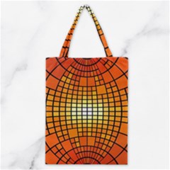 Pattern Background Rings Circle Orange Classic Tote Bag