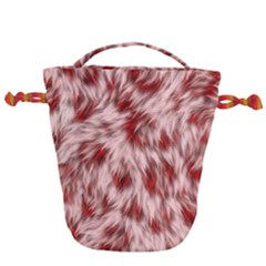 Abstract  Drawstring Bucket Bag
