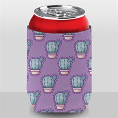 Seamless Pattern Patches Cactus Pots Plants Can Holder