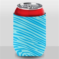 Pattern Texture Blue Can Holder