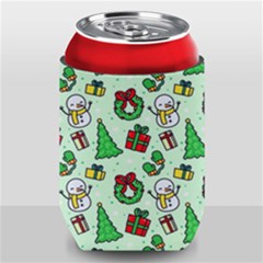 Colorful Funny Christmas Pattern Cartoon Can Holder