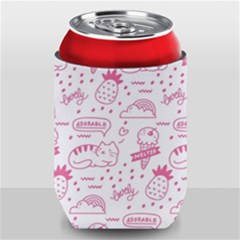 Cute Girly Seamless Pattern Can Holder