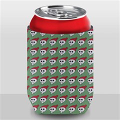 Comic Head Skull - Hat Red - Cartoon Skull Can Holder