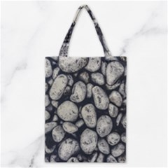 White Rocks Close Up Pattern Photo Classic Tote Bag