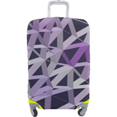 3d Lovely Geo Lines  Iv Luggage Cover (large)