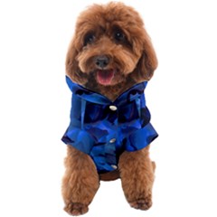 Peony In Blue Dog Coat