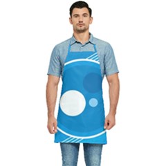 Background-blue-modern-creative Kitchen Apron