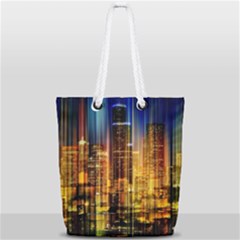 Skyline-light-rays-gloss-upgrade Full Print Rope Handle Tote (small)