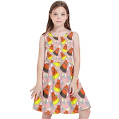 Kawaii Candy Corn Kids  Skater Dress