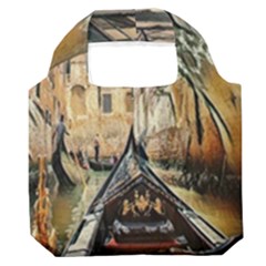 Art Venice Channel Premium Foldable Grocery Recycle Bag