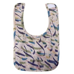Abstract Pattern Freestyle Painting Baby Bib
