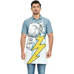 Storm Thunder Lightning Light Flash Cloud Kitchen Apron