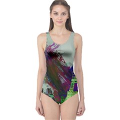 Eiffel Tower Paris France Europe One Piece Swimsuit