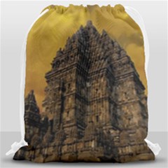 Temple Prambanan Java Indonesia Drawstring Bag (large)