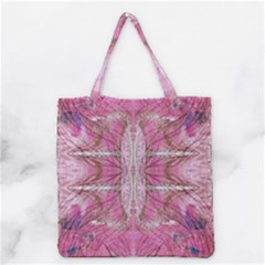 Pink Arabesque Iv Grocery Tote Bag