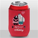Personalized Couple Lover Name Can Cooler View1