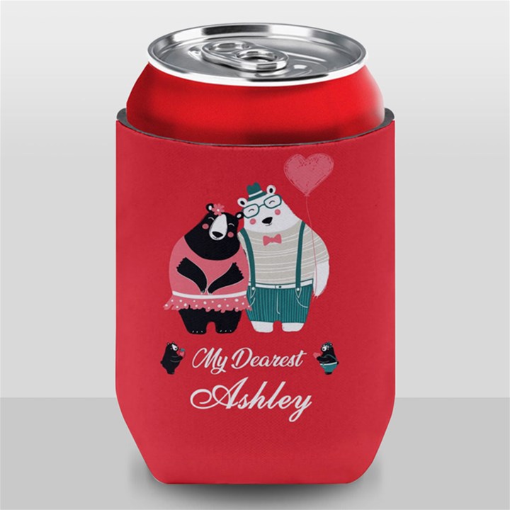 Personalized Couple Lover Name Can Cooler