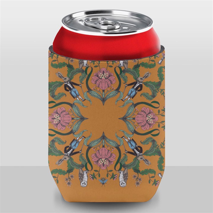Personalized Easter Vintage Rabbit Name Can Cooler