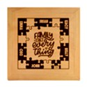 Puzzle 7 names Wood Photo Frame Cube View2