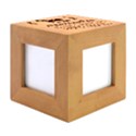 Personalized New Birth Baby Name Wood Photo Frame Cube View1