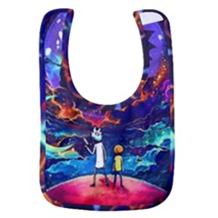 Rick And Morty In Outer Space Baby Bib