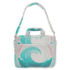 Tidal Wave Ocean Sea Tsunami Wave Minimalist Macbook Pro 16  Shoulder Laptop Bag