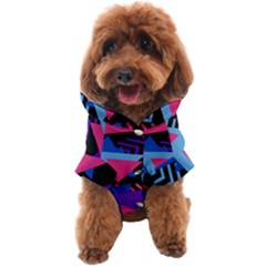 Memphis Pattern Geometric Abstract Dog Coat
