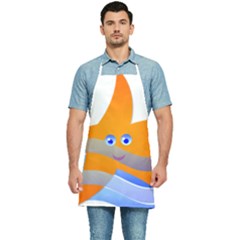 Beach Sea Shell Swimming Kitchen Apron