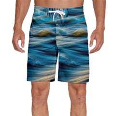 Waves Abstract Men s Beach Shorts