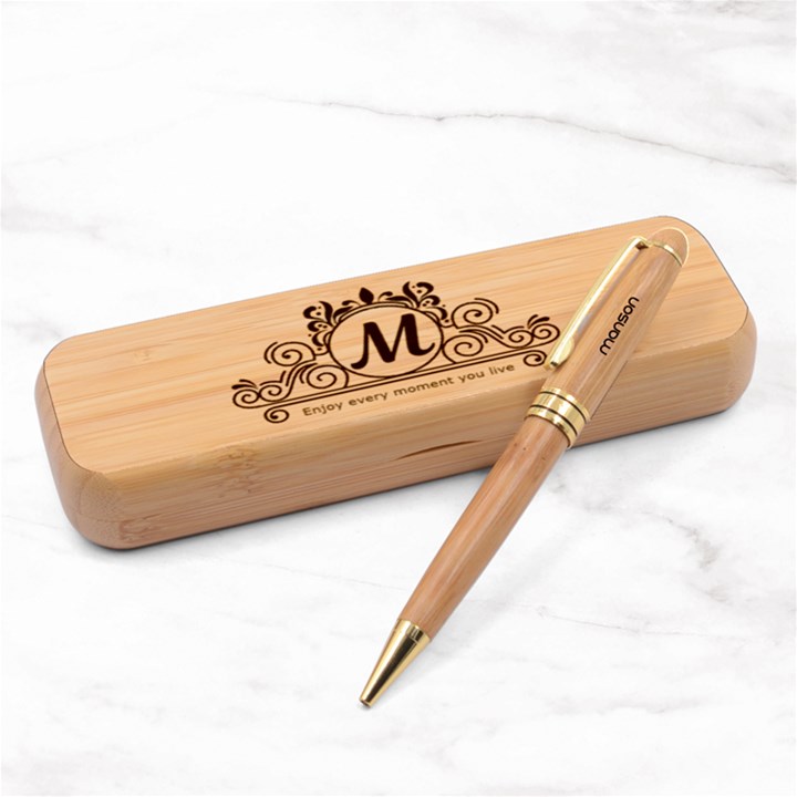 Personalized Name Alderwood Pen Set