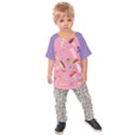 Personalized Mushroom Name Kids  Raglan T-Shirt View1