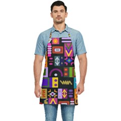 Abstract A Colorful Modern Illustration--- Kitchen Apron