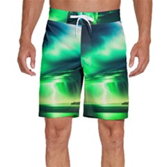Lake Storm Neon Men s Beach Shorts