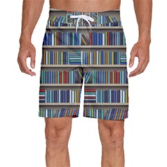 Bookshelf Men s Beach Shorts