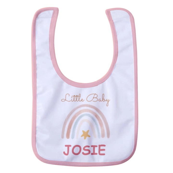 Rainbow Name Baby Bib Baby Bib