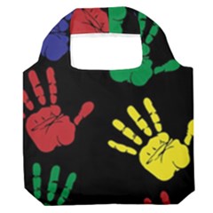 Ellipse Pattern Background Premium Foldable Grocery Recycle Bag