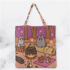 Pusheen Cute Fall The Cat Grocery Tote Bag