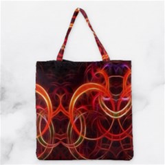 Abstract Seamless Pattern Grocery Tote Bag